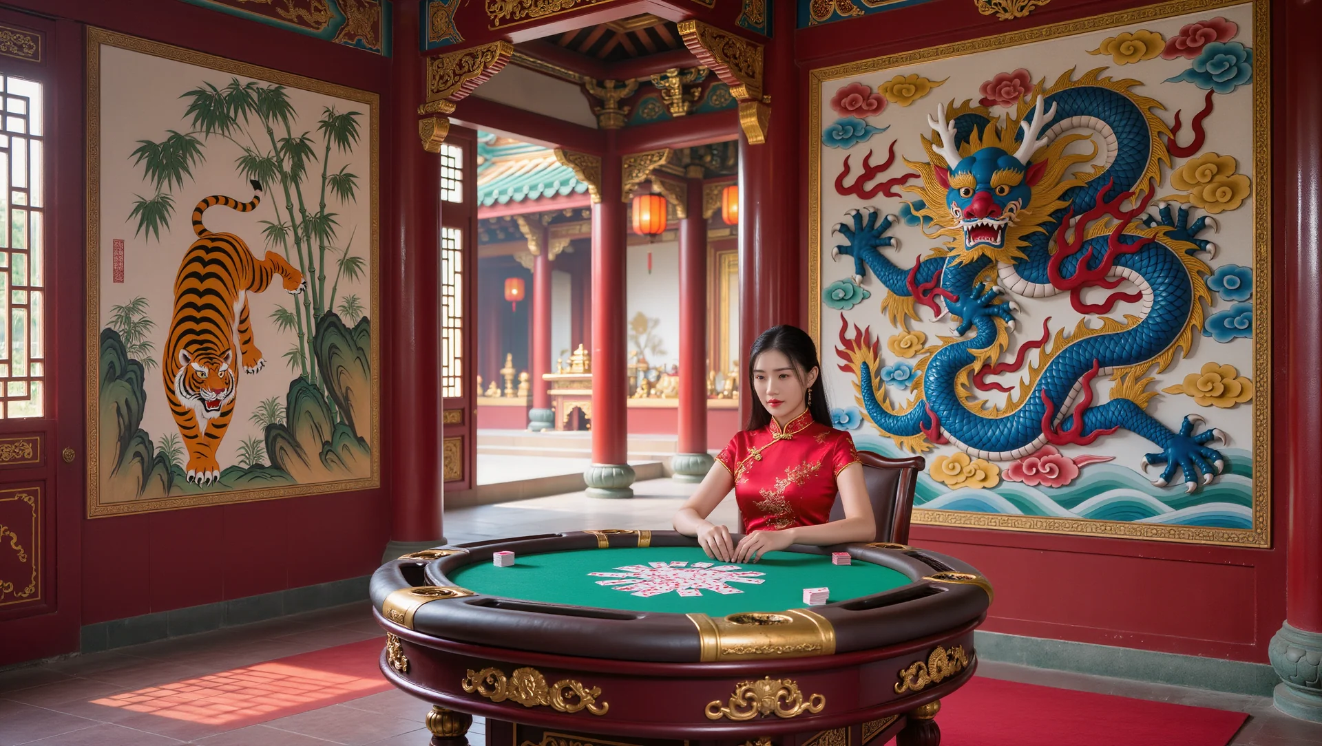 Dragon Tiger virtual table design, frame 1 — Vionics