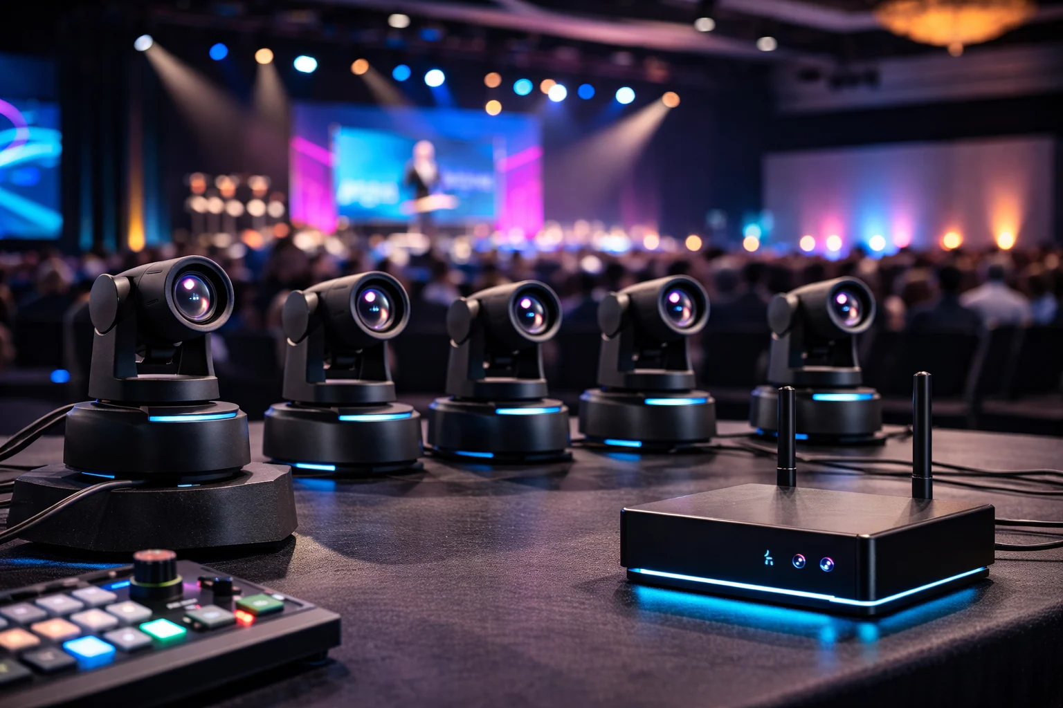 Vionics multi-camera live event production in Las Vegas